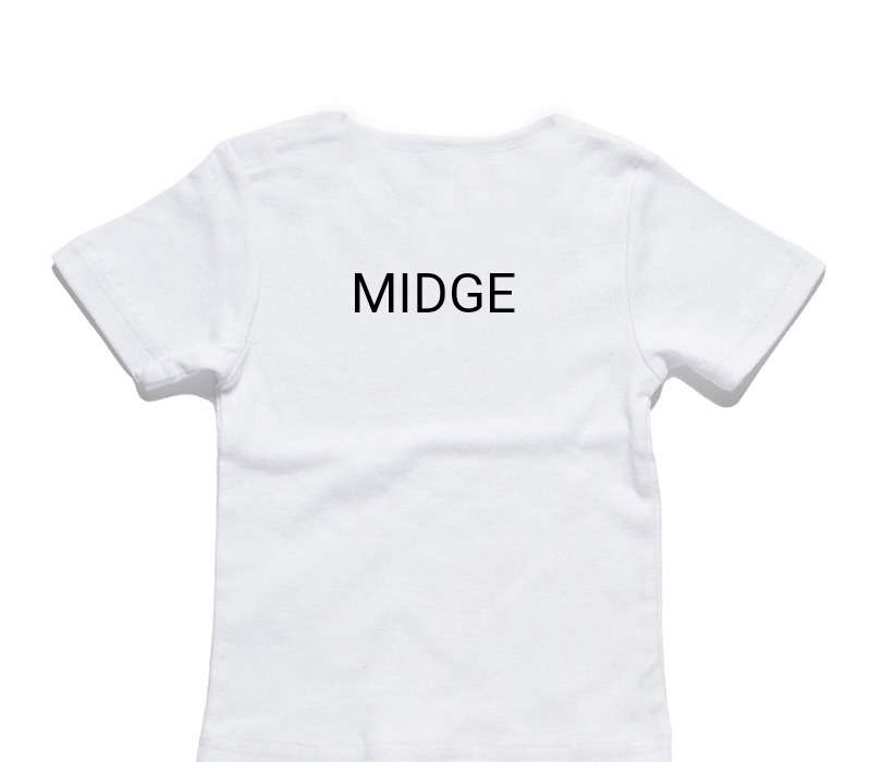 Custom AS Colour White Baby T-Shirt