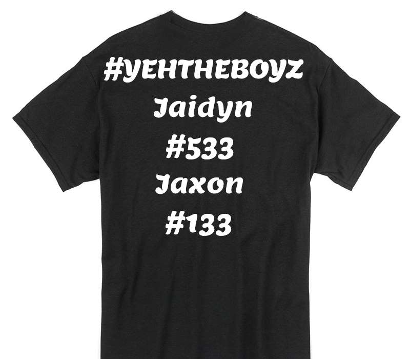 Custom Gildan 100% Cotton Black T-Shirt