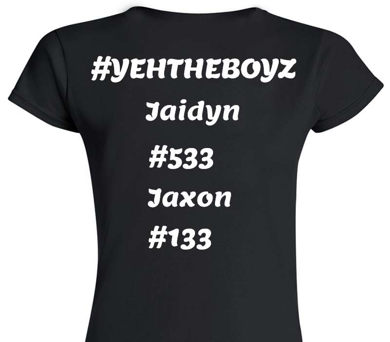 Custom Womens Soft Style 100% Cotton Black T-Shirt
