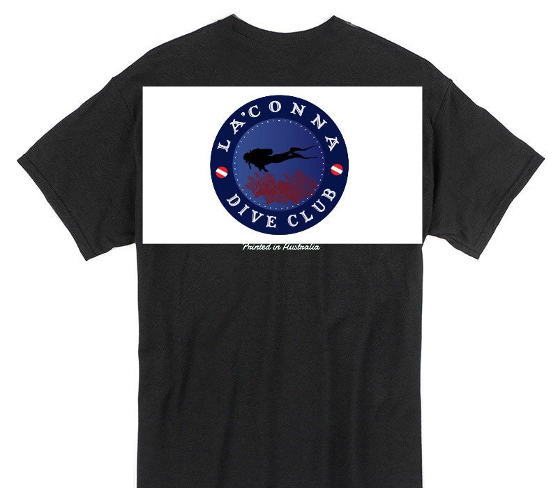 Custom Gildan 100% Cotton Black T-Shirt