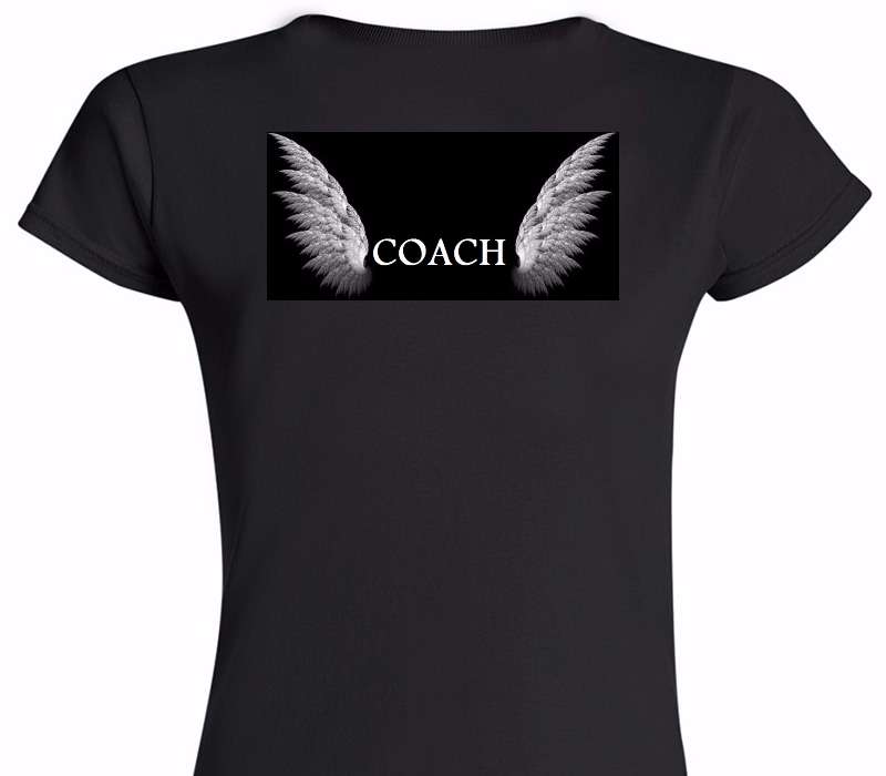 Custom Womens Soft Style 100% Cotton Black T-Shirt