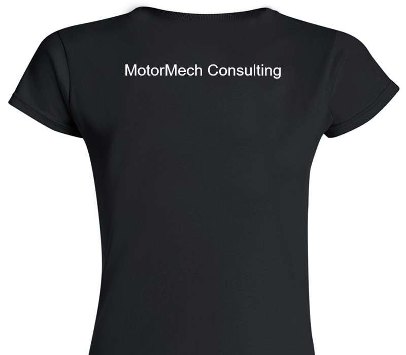 Custom Womens Soft Style 100% Cotton Black T-Shirt