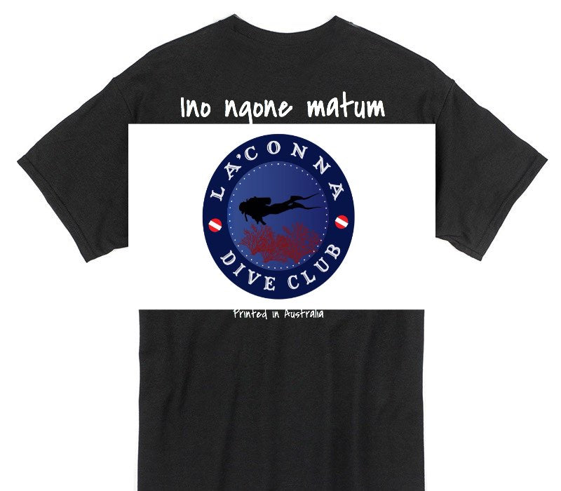 Custom Gildan 100% Cotton Black T-Shirt