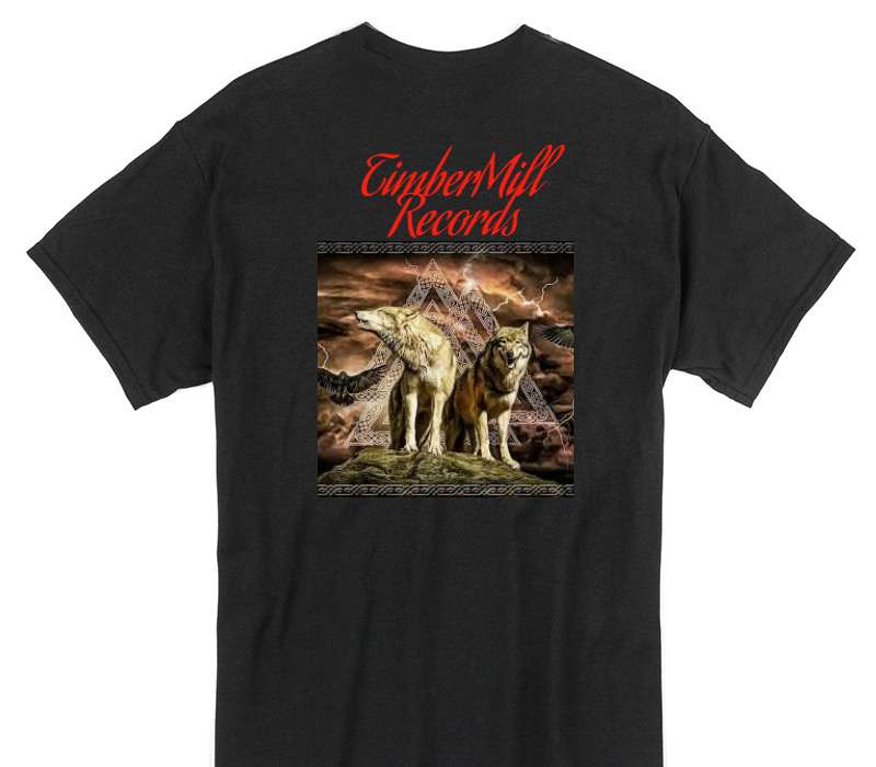 Custom Gildan 100% Cotton Black T-Shirt