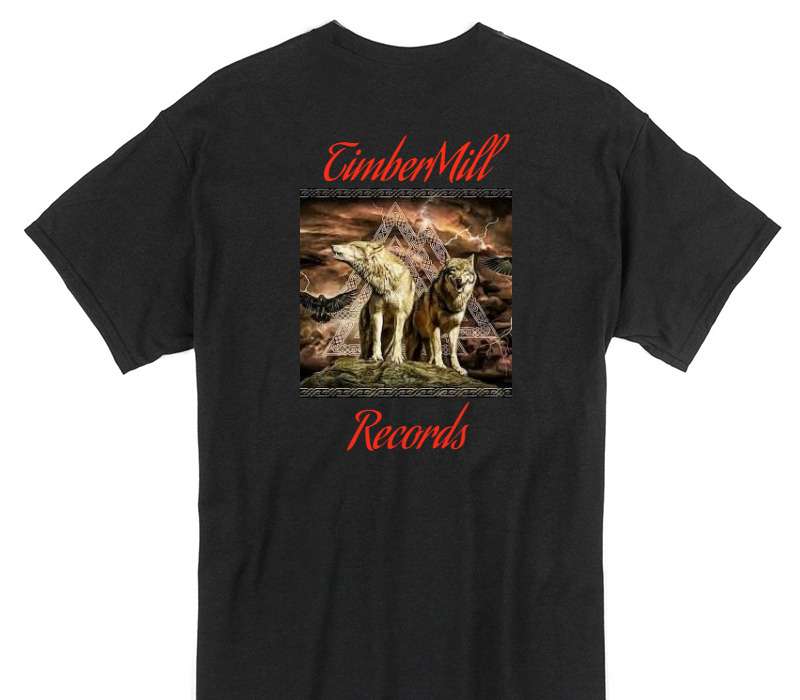 Custom Gildan 100% Cotton Black T-Shirt