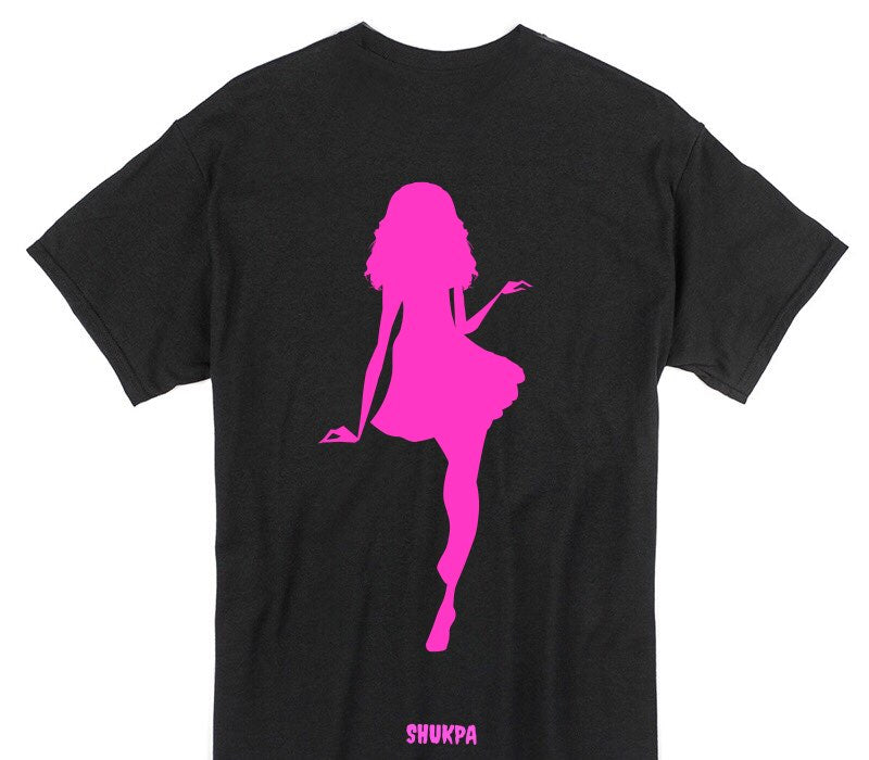 Custom Gildan 100% Cotton Black T-Shirt
