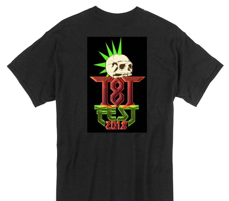 Custom Gildan 100% Cotton Black T-Shirt