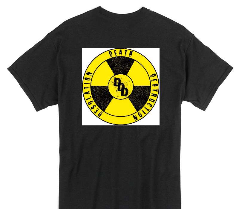 Custom Gildan 100% Cotton Black T-Shirt