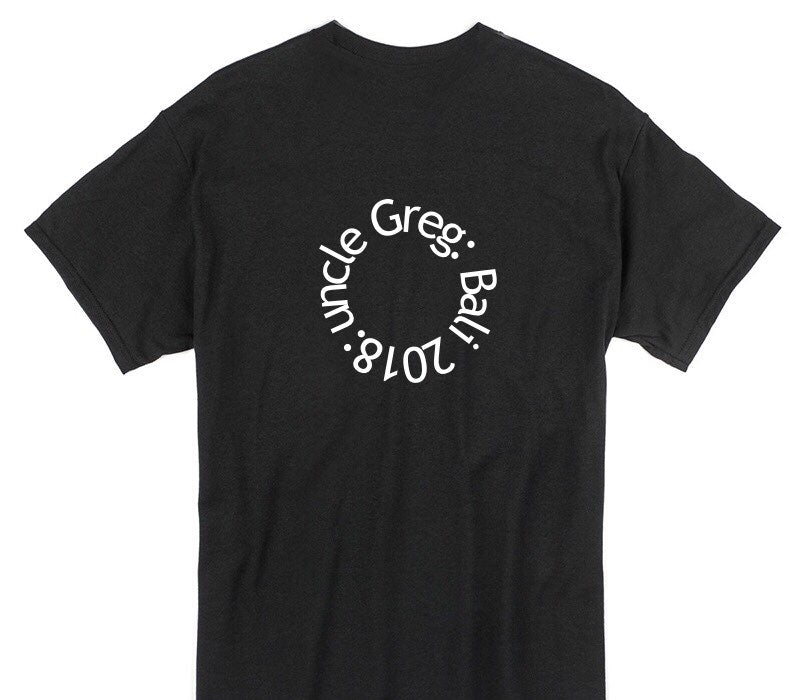 Custom Gildan 100% Cotton Black T-Shirt