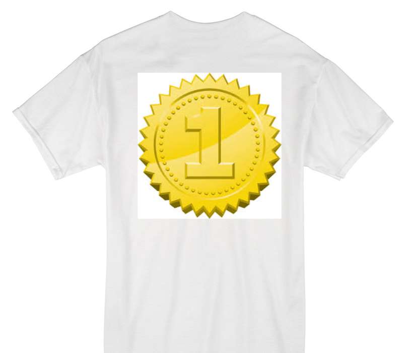 Custom Gildan 100% Cotton White T-Shirt