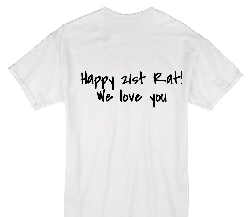 Custom Gildan 100% Cotton White T-Shirt