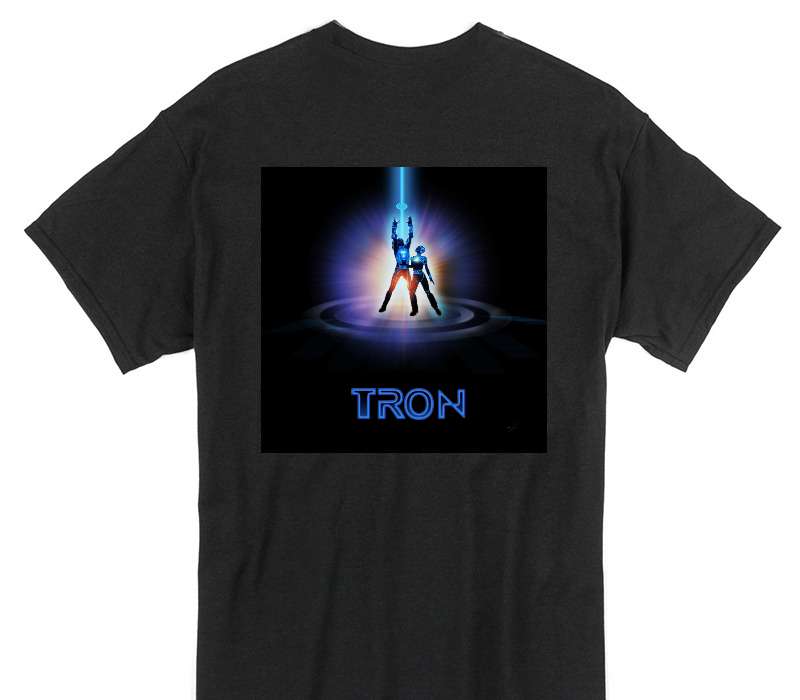 Custom Gildan 100% Cotton Black T-Shirt