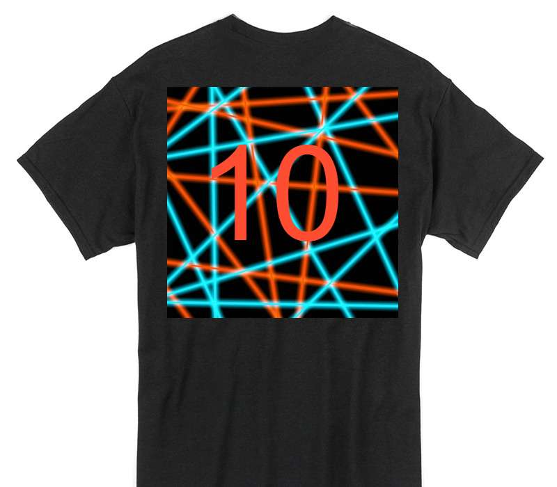 Custom Gildan 100% Cotton Black T-Shirt