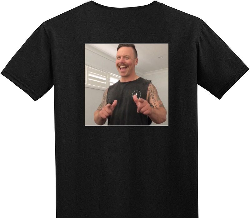 Custom Adult Soft Style 100% Cotton Black T-Shirt