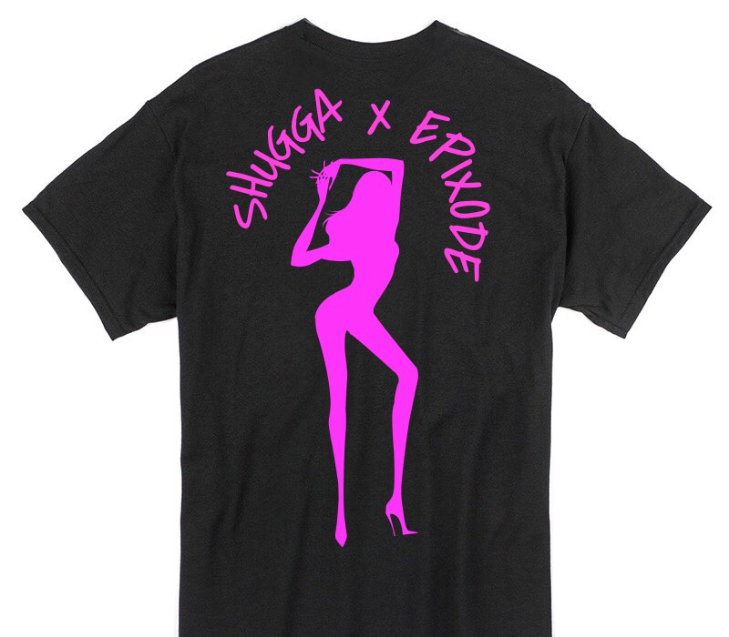 Custom Gildan 100% Cotton Black T-Shirt