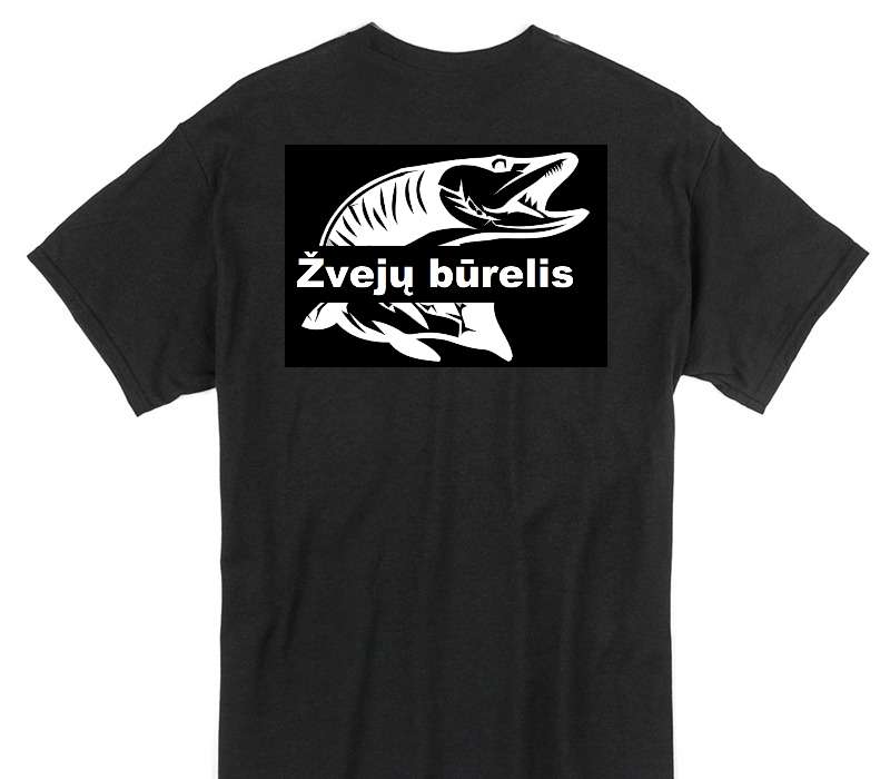 Custom Gildan 100% Cotton Black T-Shirt