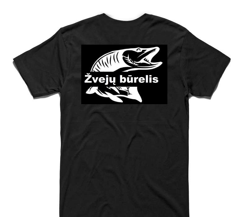 Custom AS Colour 100% Cotton Black T-Shirt