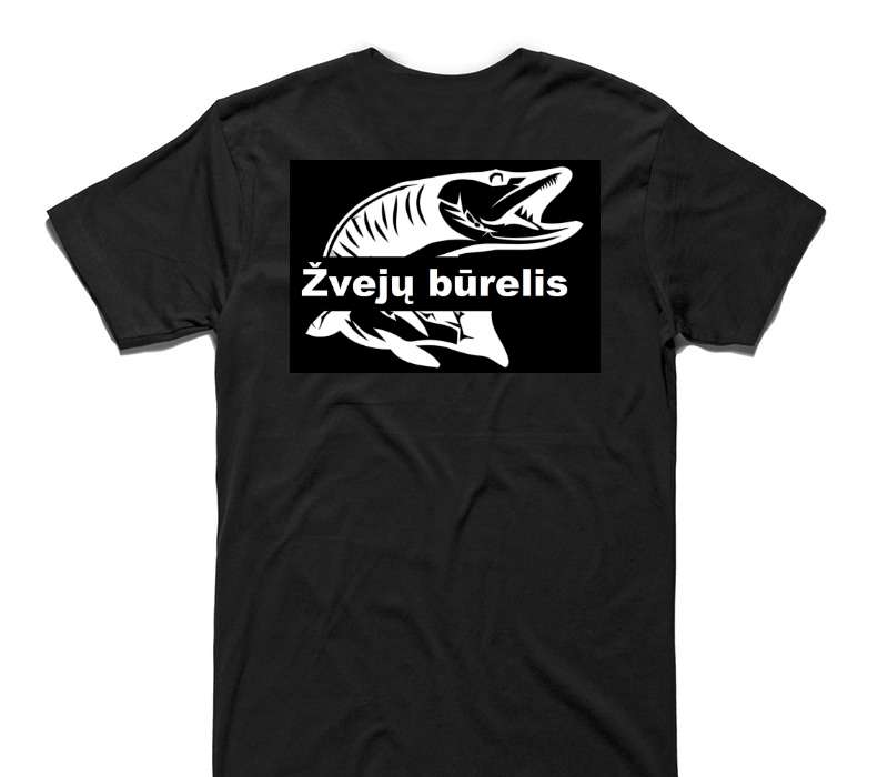 Custom AS Colour 100% Cotton Black T-Shirt