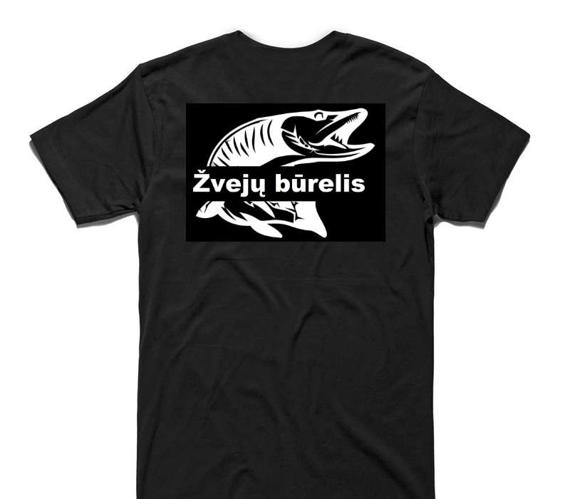 Custom AS Colour 100% Cotton Black T-Shirt