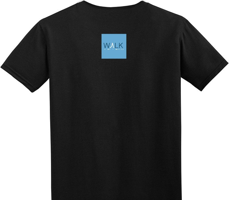 Custom Adult Soft Style 100% Cotton Black T-Shirt