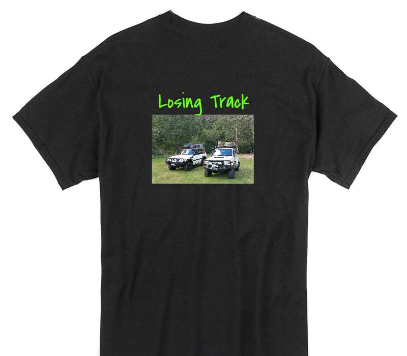 Custom Gildan 100% Cotton Black T-Shirt