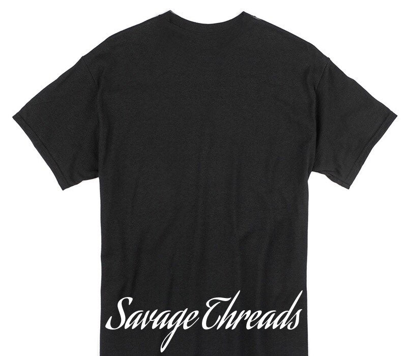 Custom Gildan 100% Cotton Black T-Shirt