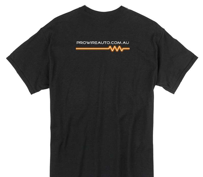 Custom Gildan 100% Cotton Black T-Shirt