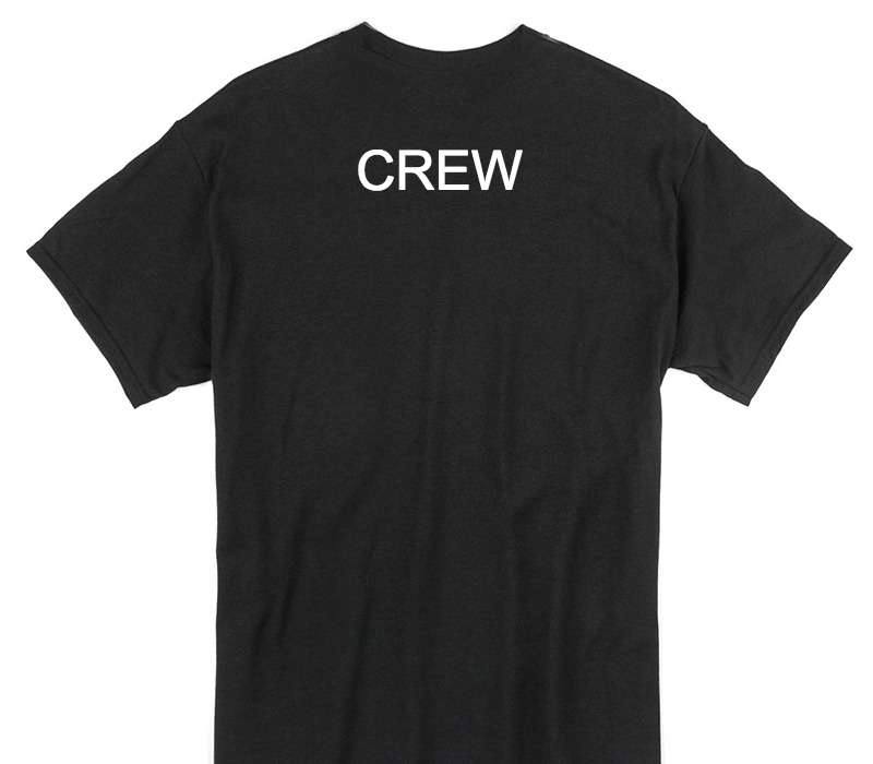 Custom Gildan 100% Cotton Black T-Shirt