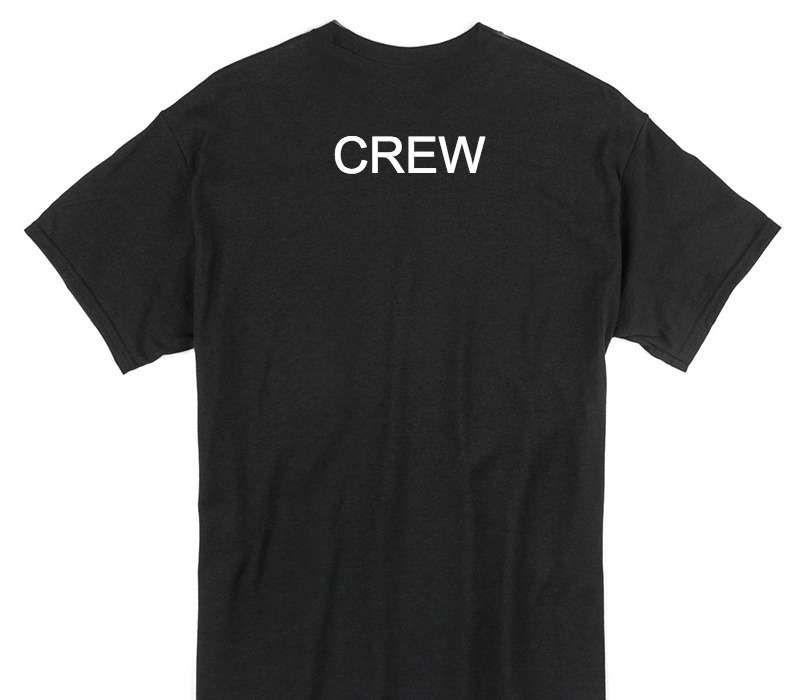 Custom Gildan 100% Cotton Black T-Shirt