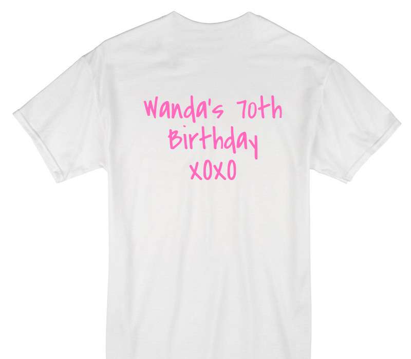 Custom Gildan 100% Cotton White T-Shirt