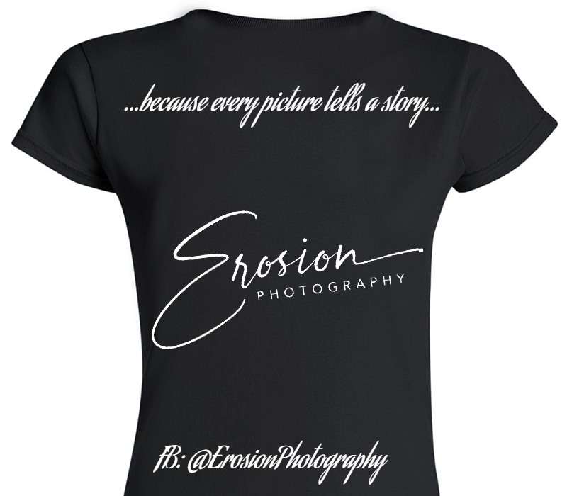 Custom Womens Soft Style 100% Cotton Black T-Shirt