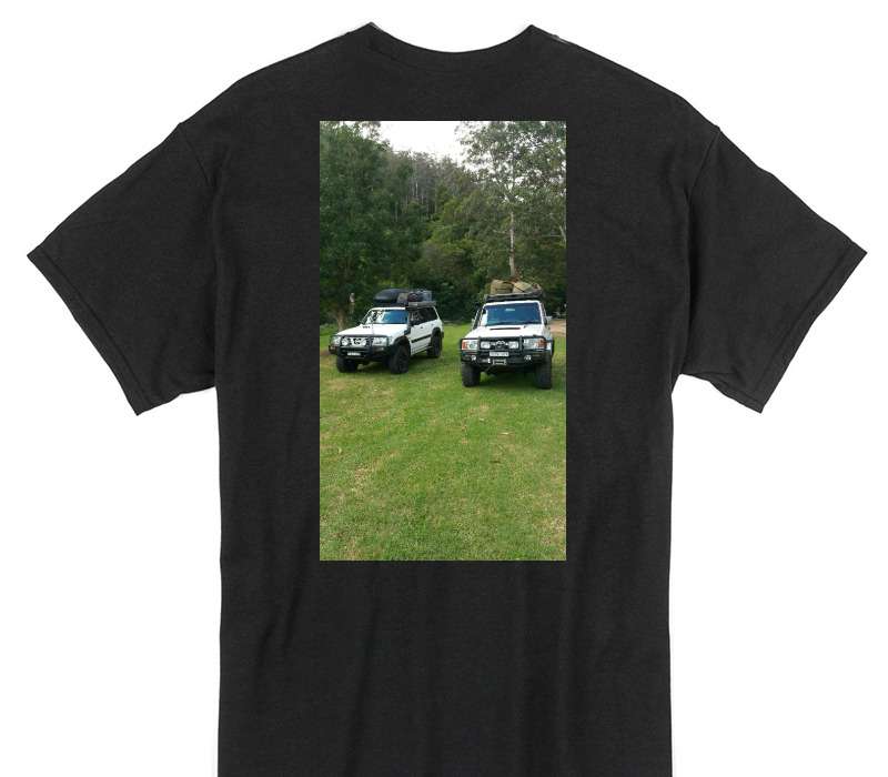Custom Gildan 100% Cotton Black T-Shirt