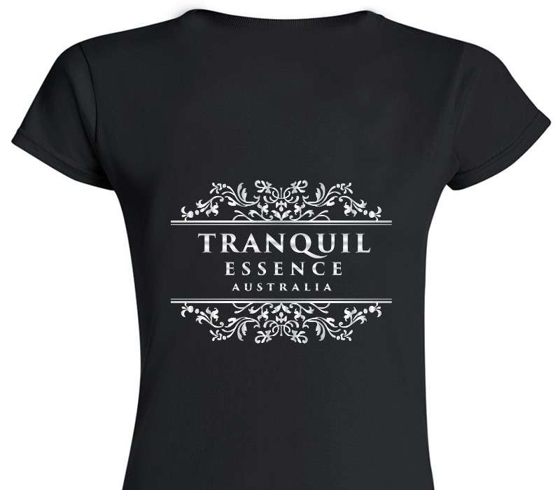 Custom Womens Soft Style 100% Cotton Black T-Shirt