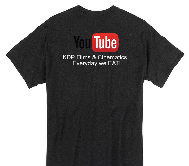 Custom Gildan 100% Cotton Black T-Shirt