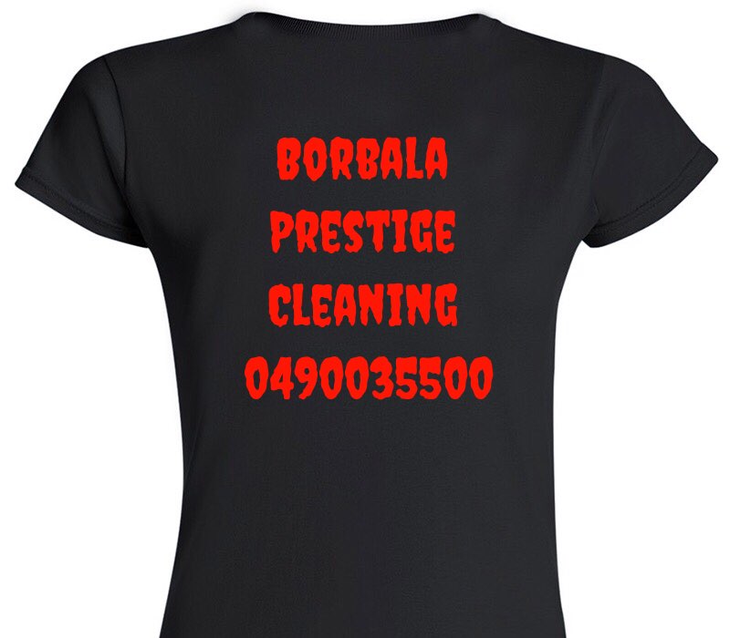 Custom Womens Soft Style 100% Cotton Black T-Shirt
