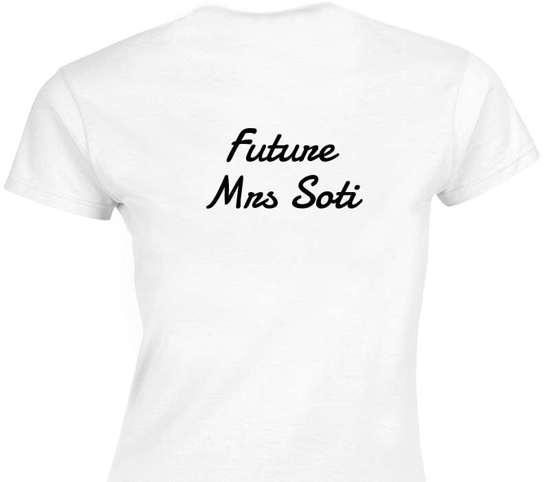 Custom Womens Soft Style 100% Cotton White T-Shirt