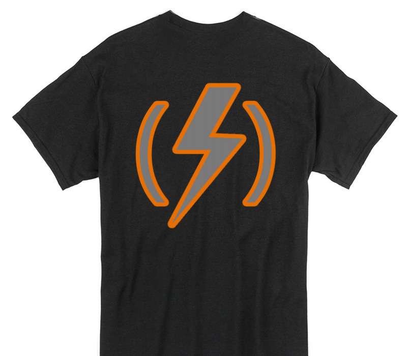 Custom Gildan 100% Cotton Black T-Shirt
