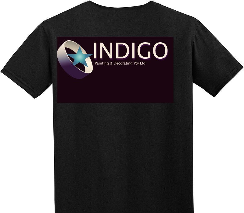 Custom Adult Soft Style 100% Cotton Black T-Shirt