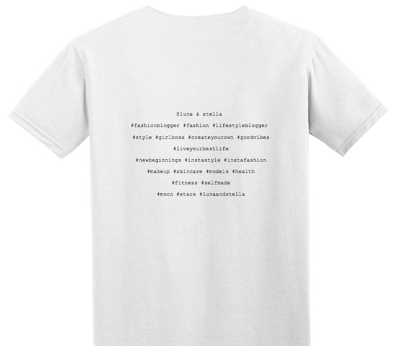 Custom Adult Soft Style 100% Cotton White T-Shirt