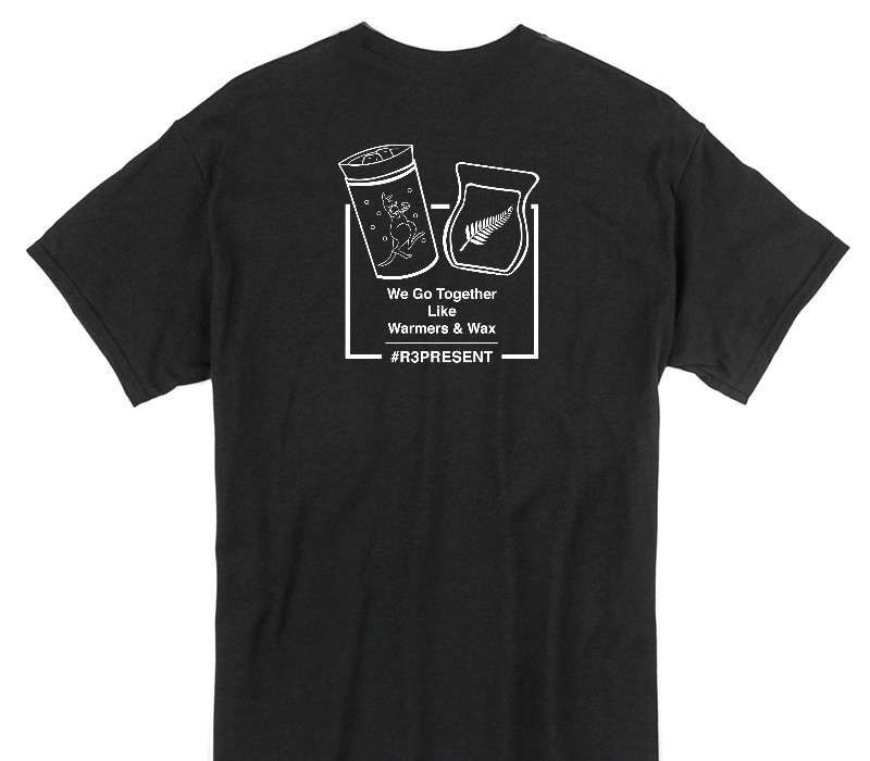 Custom Gildan 100% Cotton Black T-Shirt