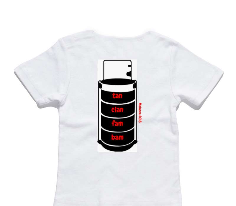 Custom AS Colour White Baby T-Shirt