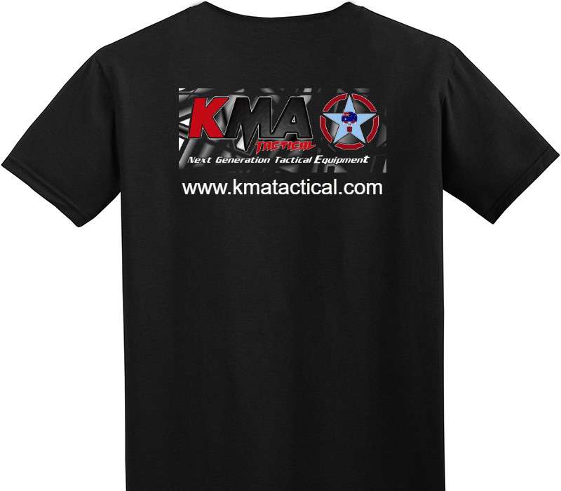 Custom Adult Soft Style 100% Cotton Black T-Shirt