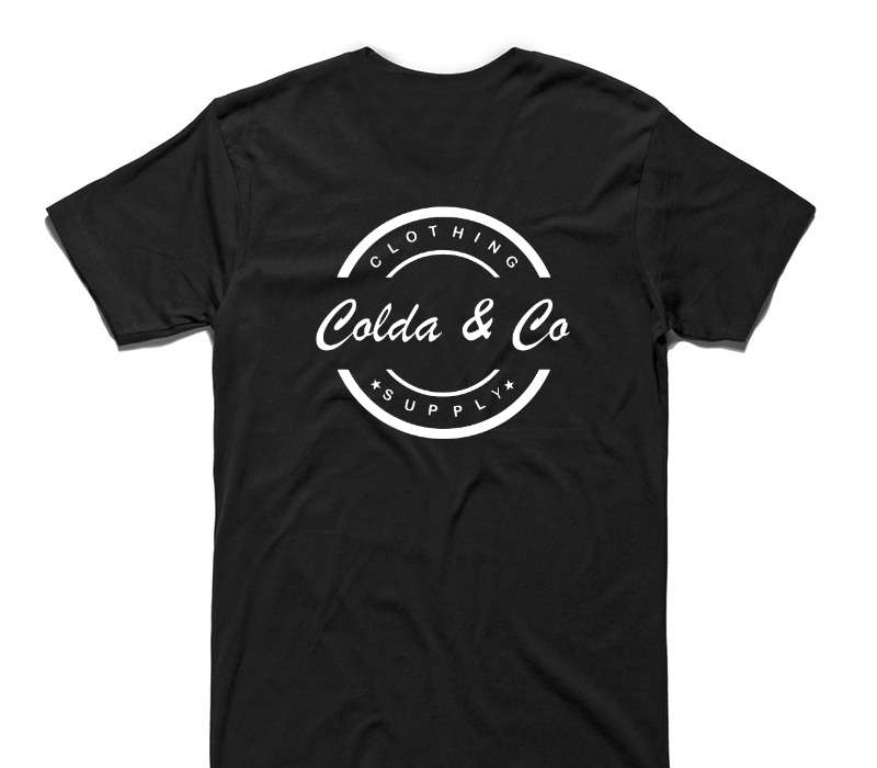 Custom AS Colour 100% Cotton Black T-Shirt