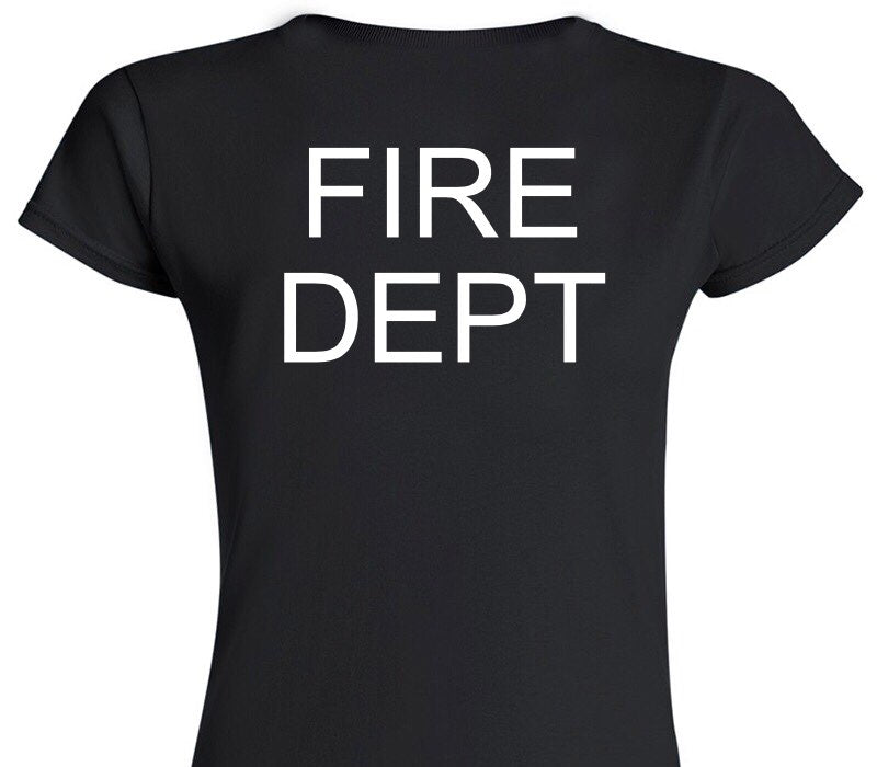 Custom Womens Soft Style 100% Cotton Black T-Shirt