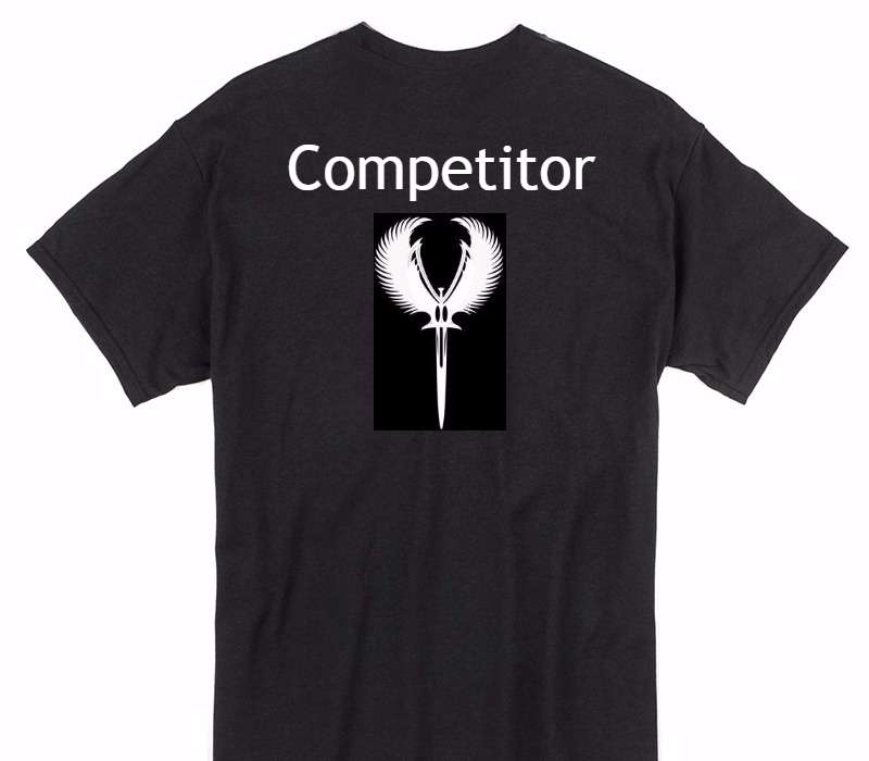 Custom Gildan 100% Cotton Black T-Shirt
