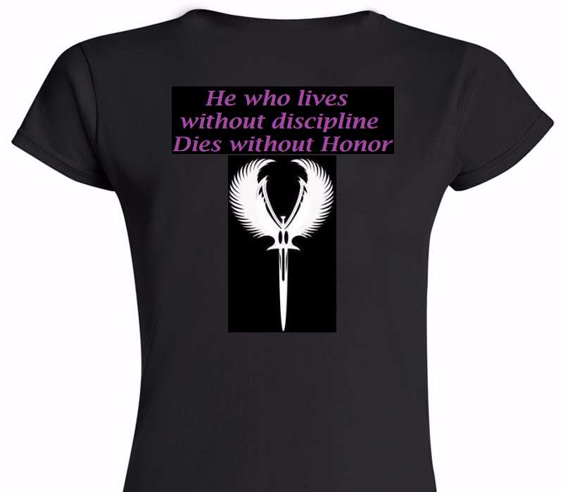 Custom Womens Soft Style 100% Cotton Black T-Shirt