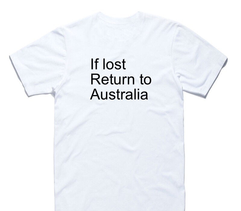 Custom AS Colour 100% Cotton White T-Shirt