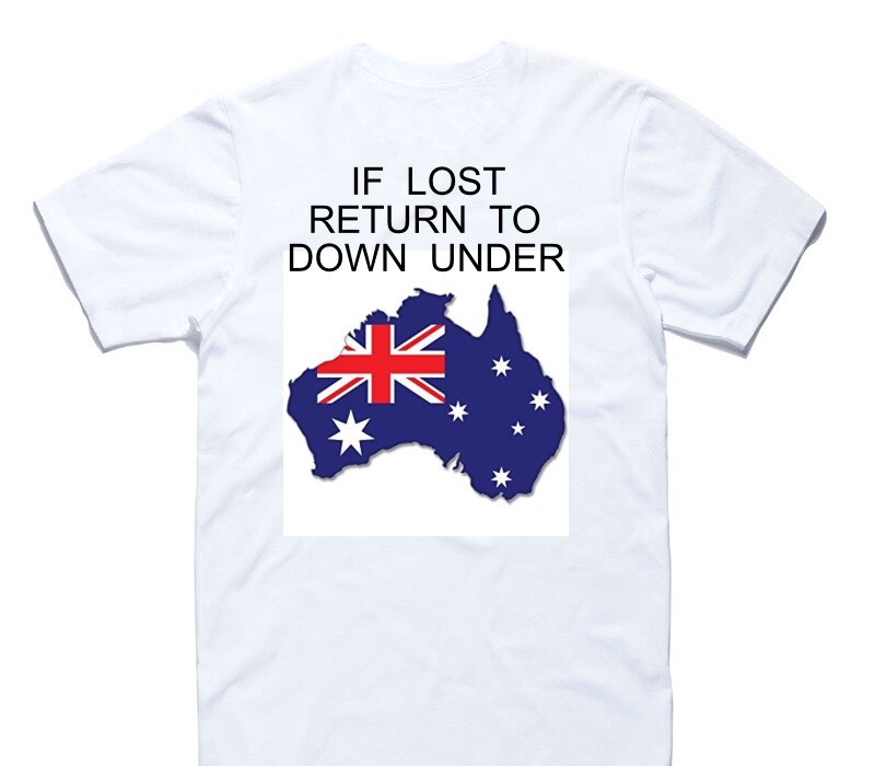 Custom AS Colour 100% Cotton White T-Shirt