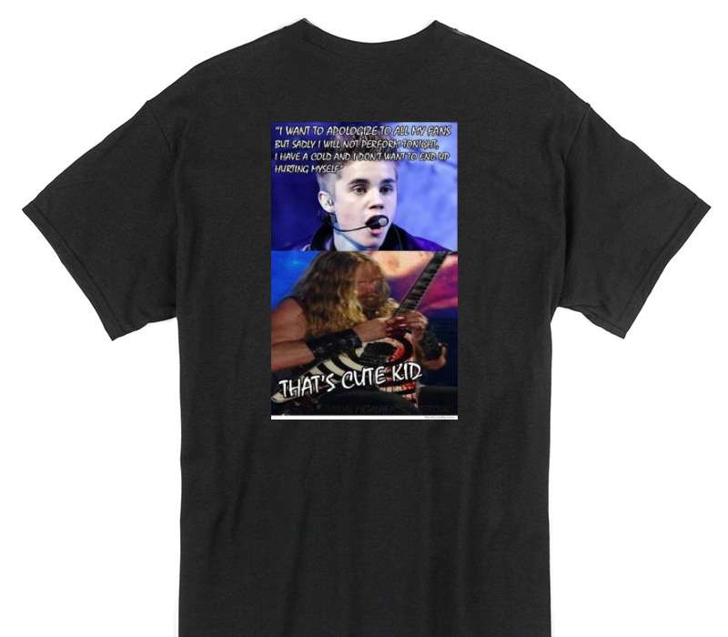 Custom Gildan 100% Cotton Black T-Shirt