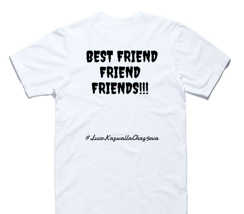 Custom AS Colour 100% Cotton White T-Shirt